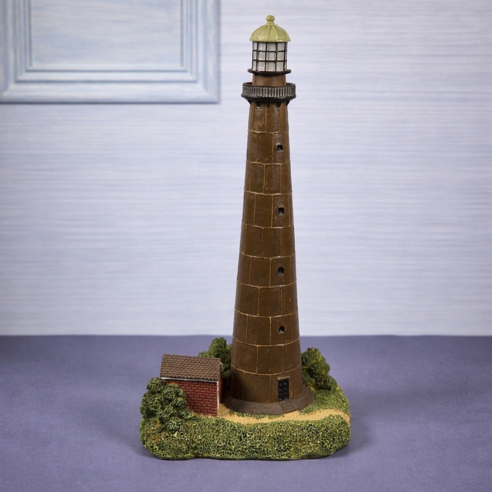 Lefton Point Bolivar Lighthouse Figurine 1990 Coastal Decor